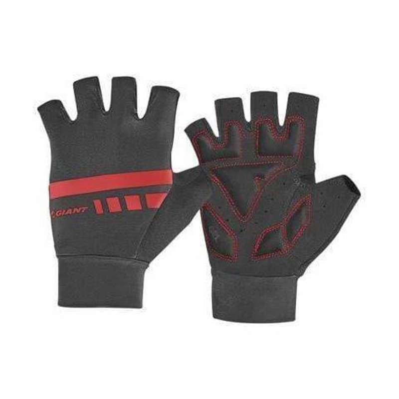 Podium Gel Fingerless Bike Gloves – Red Small