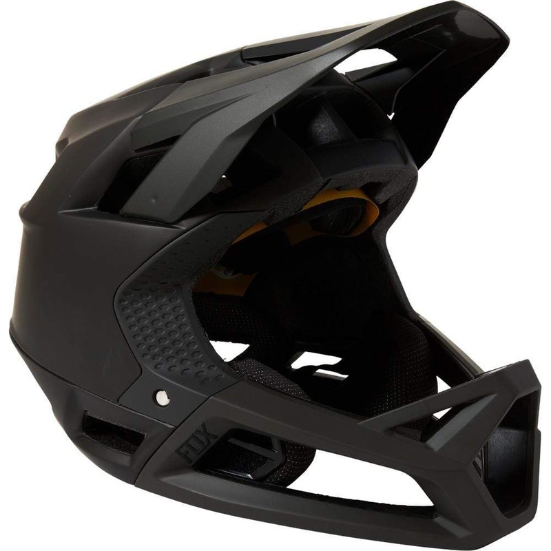 Proframe Full Face Mountain Bike Bike Helmet Black Small