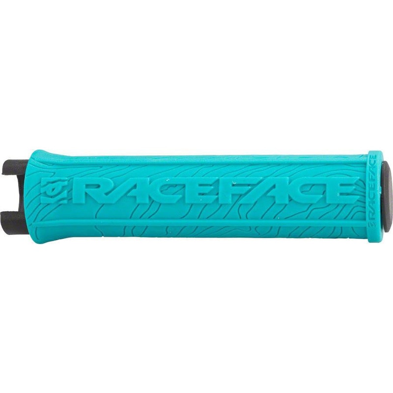 RaceFace Half Nelson Grips – Turquoise Lock-On Blue