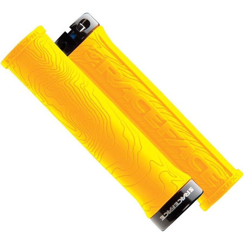 RaceFace Half Nelson Grips – Yellow Lock-On Yellow