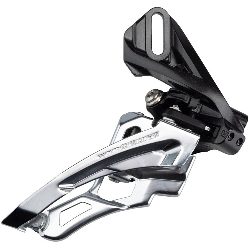 Deore FD-M6000-D 10-Speed Triple Side-Swing Front-Pull Direct- Mount Front Derailleur