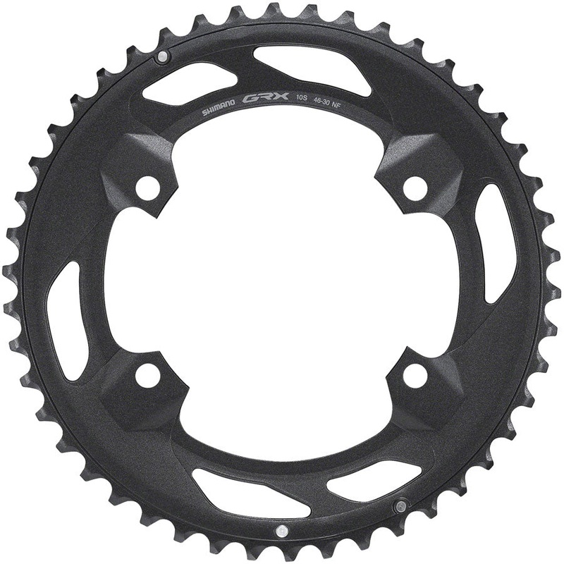 FC-RX600-10 Chainring – 46t 110 BCD For 2×10 Black