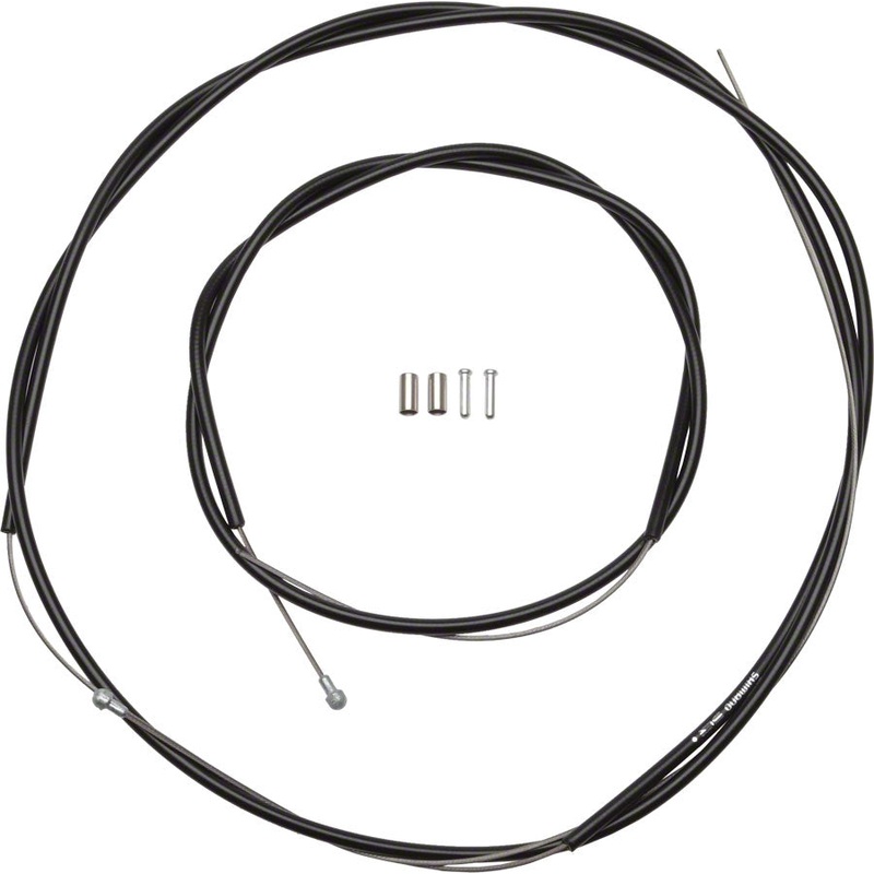 Road PTFE Brake Cable and Housing Set Black