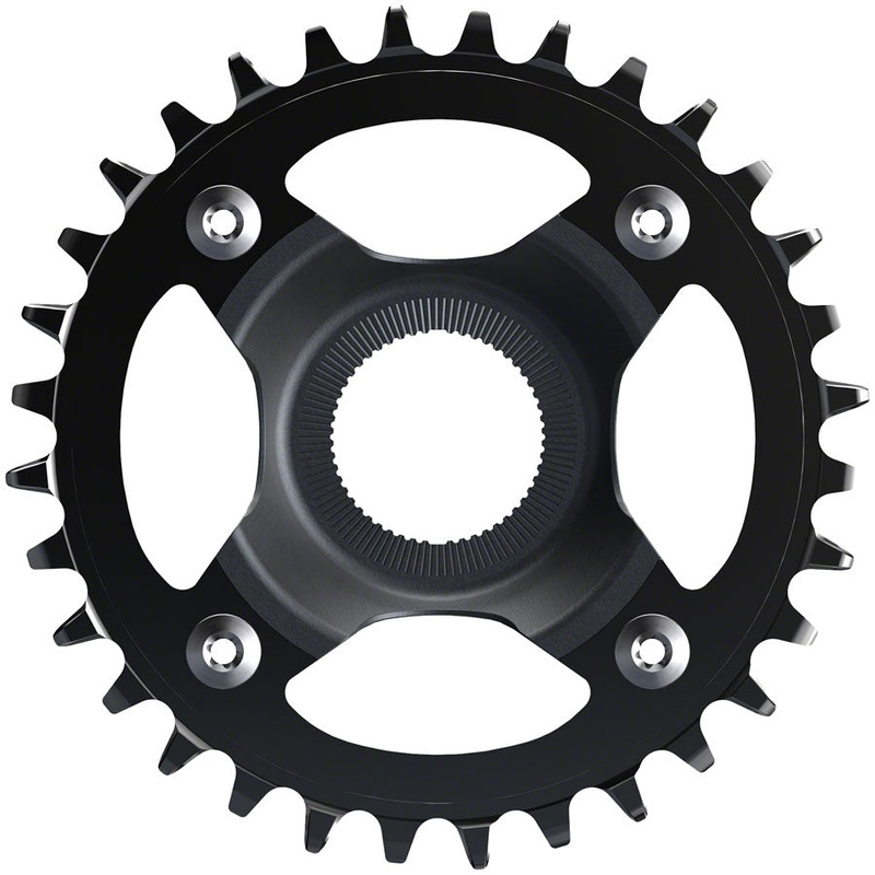 STEPS CR-EM800 Chainring – 32T Without Chainguard 55mm Chainline BLK