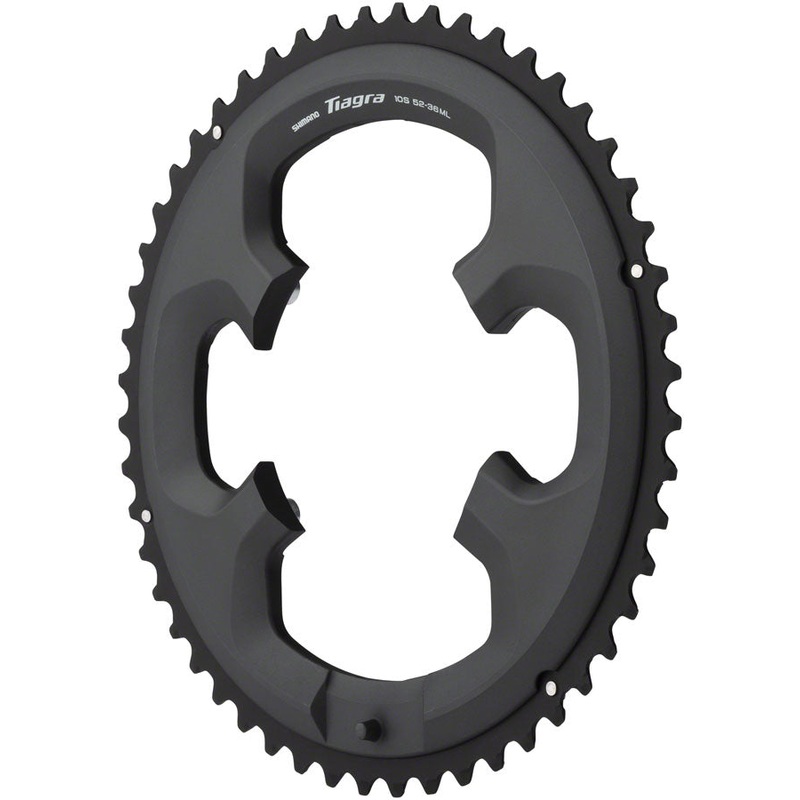 Tiagra FC-4700 Chainring – 52t 110 BCD Asymmetric Black