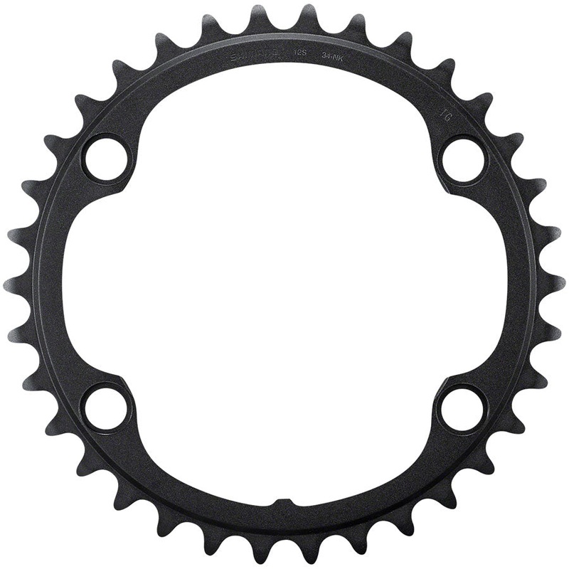Ultegra FC-R8100 12-Speed Chainring – 34t Asymmetric 110 BCD BLK NK