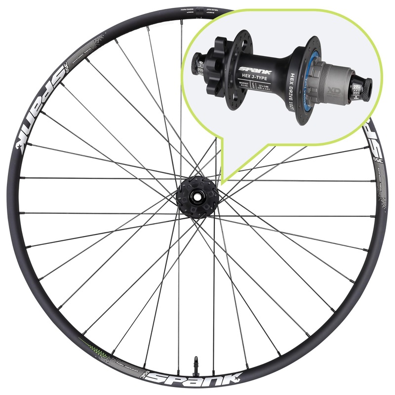 359 Vibrocore 29″ Rear Wheel 29″, 148mm Boost XD E-Plus