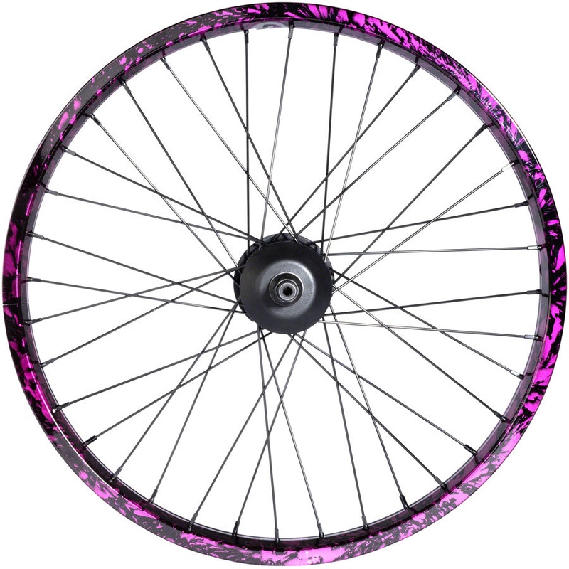 Everest Rear Wheel – 20″ Black/Purple Splatter Freecoaster LHD