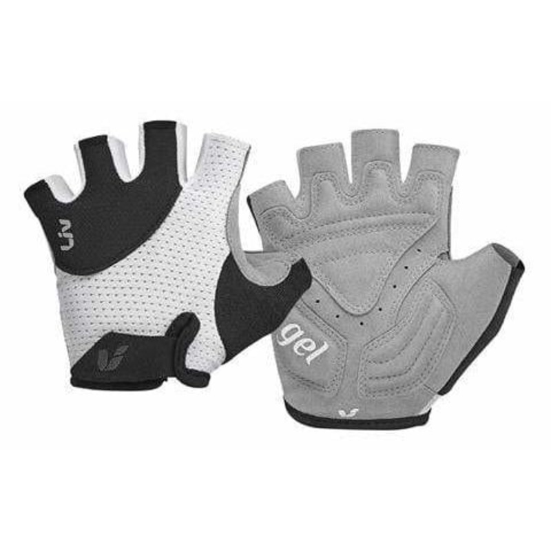 Women’s Passion Short Finger Bike Gloves – White White Small