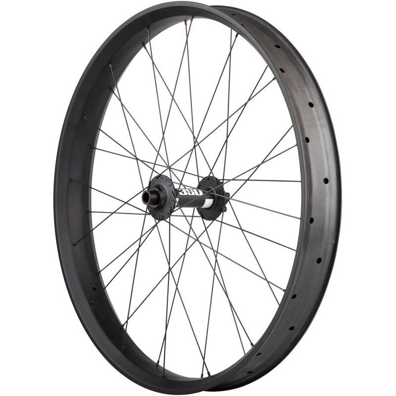 Alex CF-1 Carbon DT Swiss 350 Disc Front Wheel – 26″ Fat 15 x 150mm 6-Bolt BLK