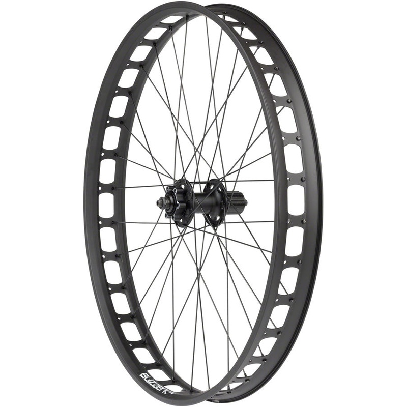 Blizzerk Rear Wheel – 26″ QR x 135mm Pugsley 6-Bolt HG 11 MTN 32H BLK