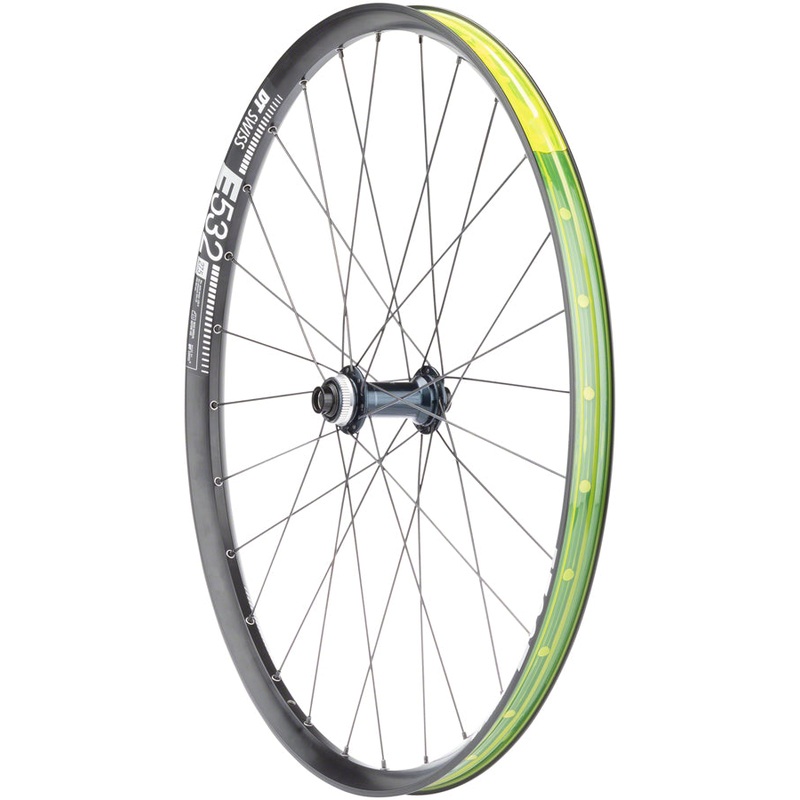 Shimano SLX/DT E532 Front Wheel – 27.5″ 15 x 110mm Center-Lock BLK