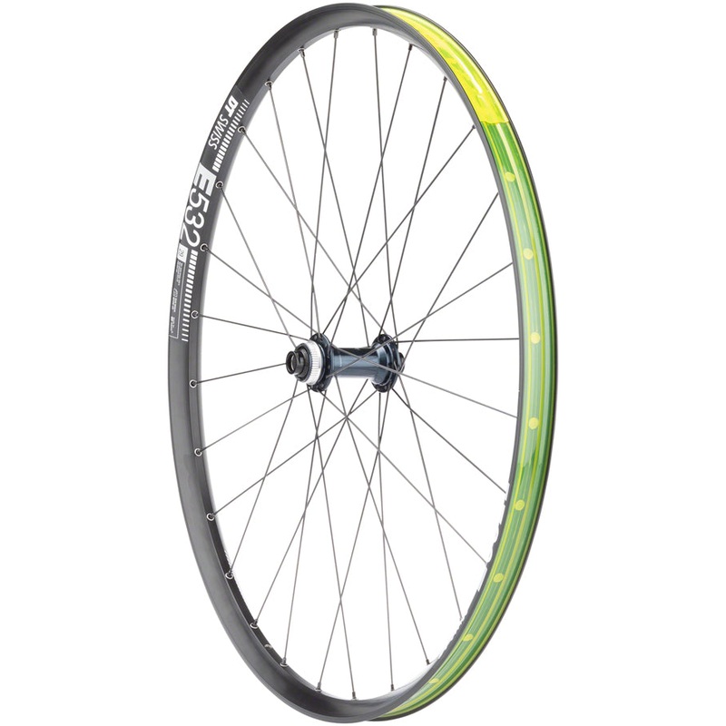 Shimano SLX/DT E532 Front Wheel – 29″ 15 x 110mm Center-Lock BLK