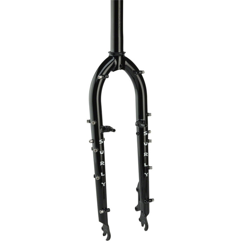 Troll Fork: 26″ QR 1-1/8″ Straight Steerer Black