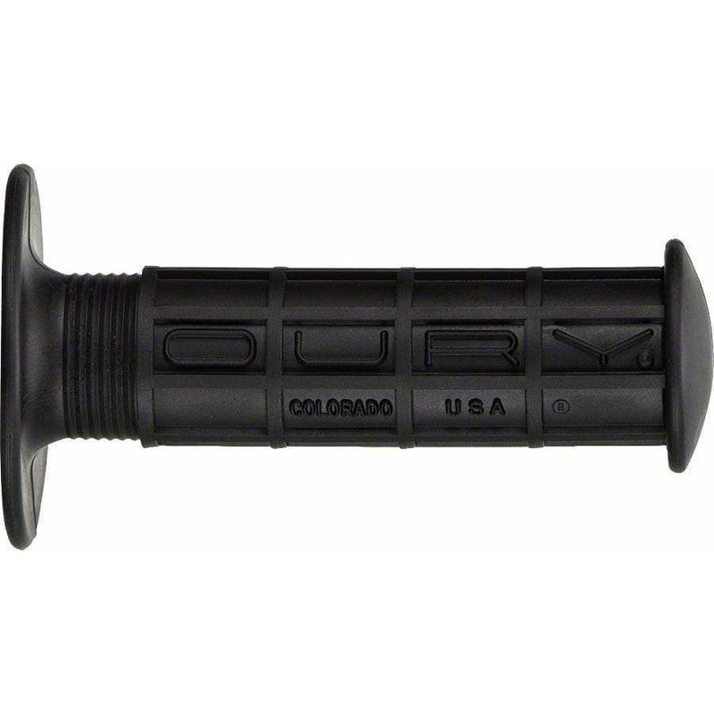 BMX Waffle Bike Handlebar Grips – Flange Black
