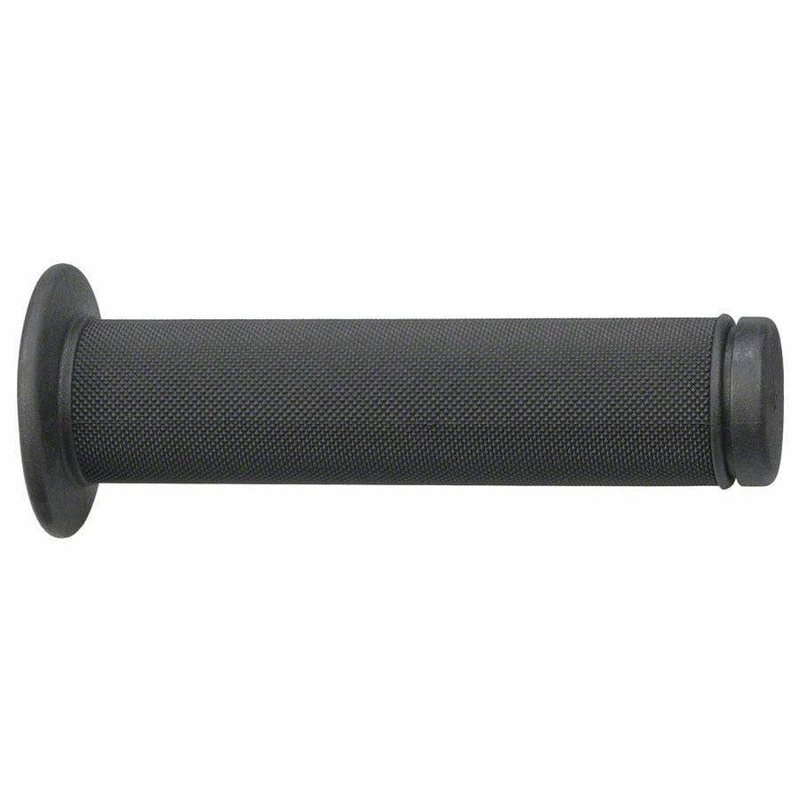 Micro Diamond Bike Handlebar Grips – Black, Flange, Long Black