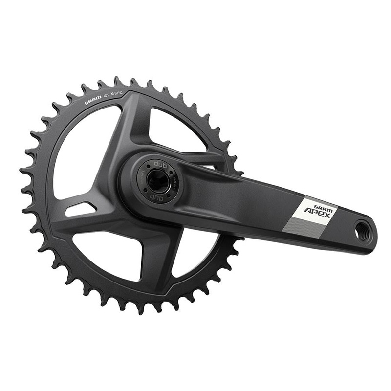 Apex D1 Crankset Speed: 12 Spindle: 28.99mm BCD: Direct Mount 42 DUB 165mm Black Cannondale AI