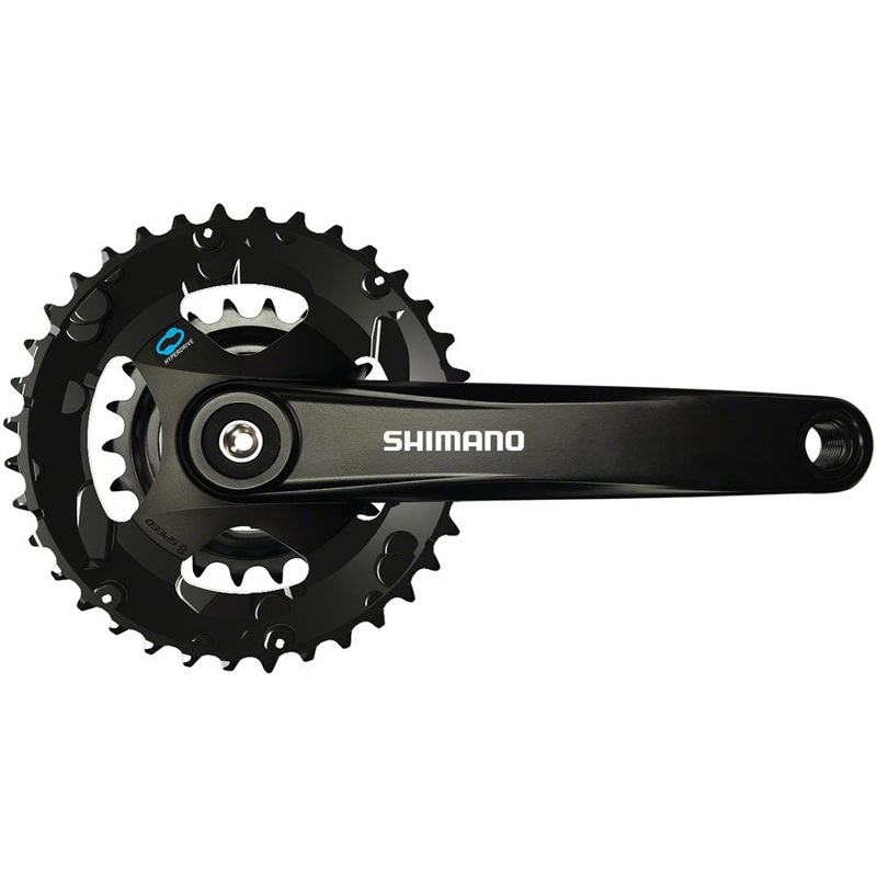 FC-M315-B2 Crankset – 175mm 7/8-Speed Riveted JIS Square Taper Spindle Interface 51.8mm Chainline BLK