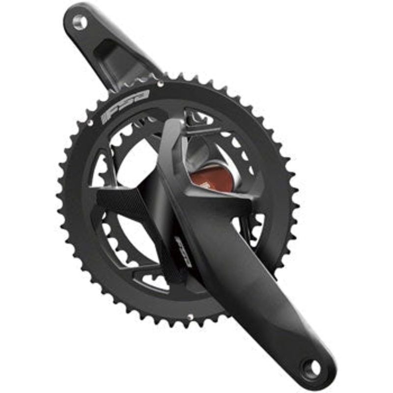 Gossamer Pro POD SC PowerBox Bicycle Crankset – 175mm, 11/12-Speed, 50/34t, 120/90mm BCD, BB386EVO Spindle, 2-Tone Black