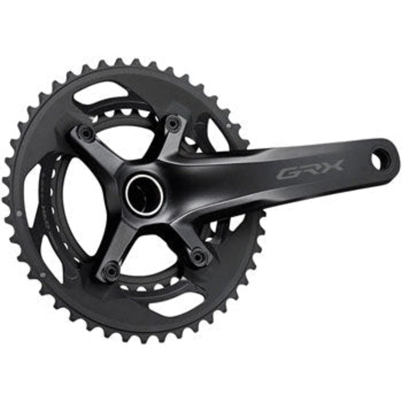 GRX FC-RX600-11 Bicycle Crankset – 170mm, 11-Speed, 46/30t, 110/80 BCD, Hollowtech II Spindle Interface