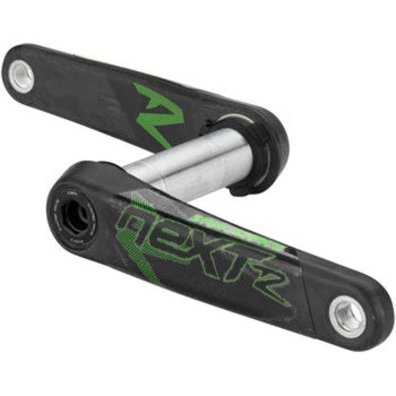 Next R Bicycle Crankset – 170mm, Direct Mount, 136mm RaceFace CINCH Spindle Interface, Green