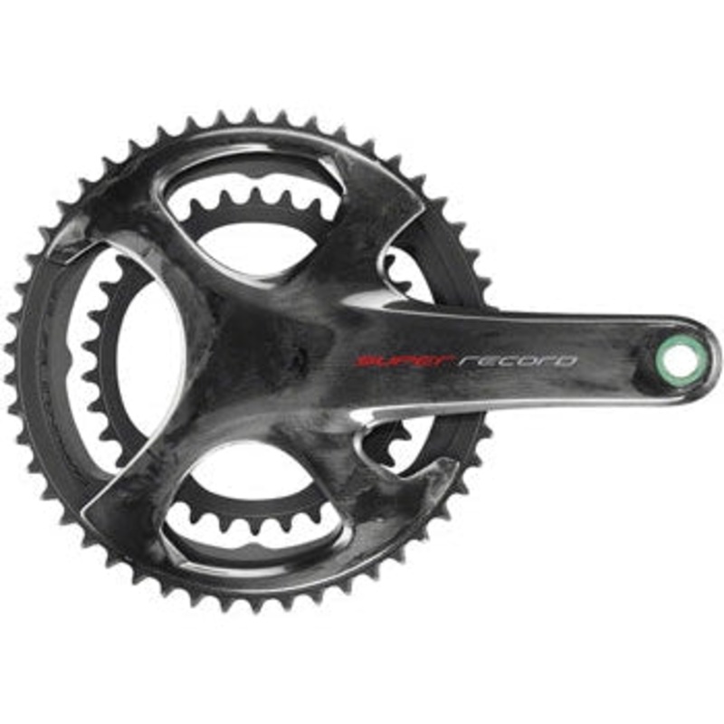 Super Record Bicycle Crankset – 175mm, 12-Speed, 50/34t, 112/146 Asymmetric BCD, Campagnolo Ultra-Torque Spindle Interface, Carbon