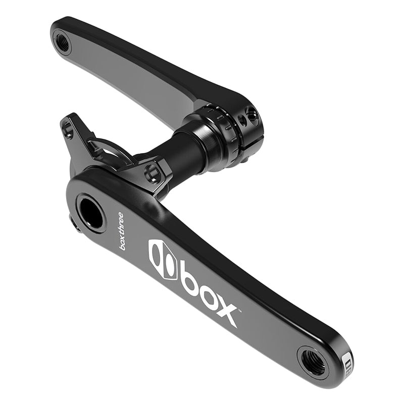 .three. 2pc Hollow 180 24mm crankset black