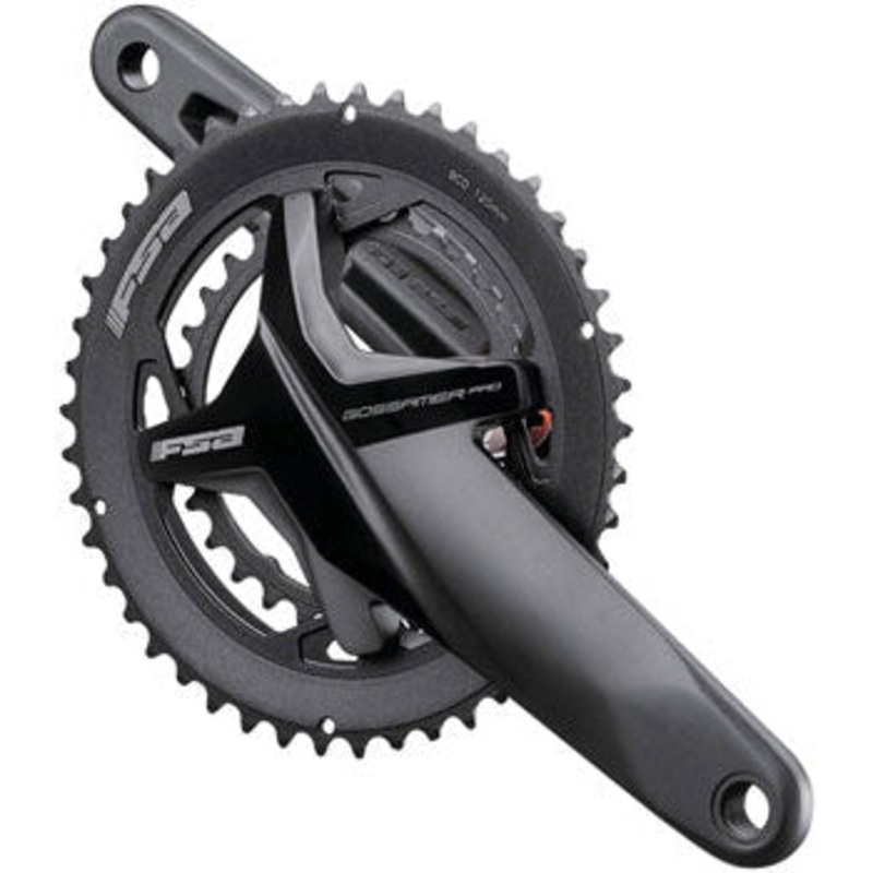 Gossamer Pro BB386EVO Crankset – 165mm 11/12-Speed 50/34t 120/90 BCD 386 EVO Spindle Interface BLK