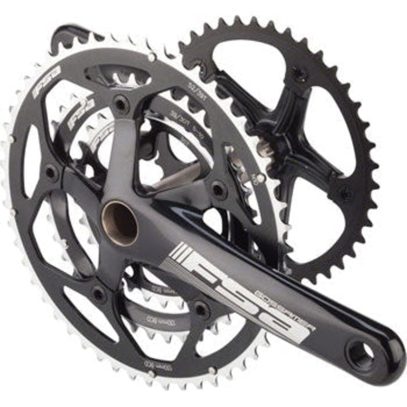 Gossamer Tandem Rear Crankset – 170mm 10-Speed 52/39/30t 130/74 BCD MegaExo Spindle Interface BLK