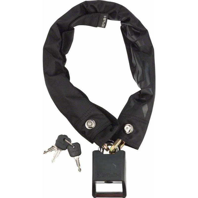 Original Wearable Hardened Steel Bike Chain Lock: 12mm, Black