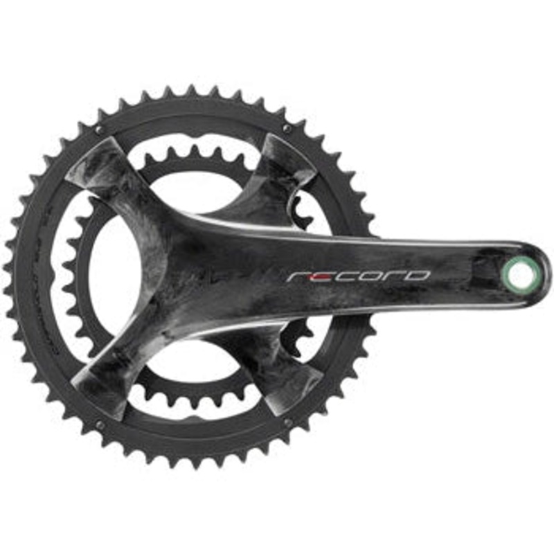 Record Bicycle Crankset – 175mm, 12-Speed, 52/36t, 112/146 Asymmetric BCD, Campagnolo Ultra-Torque Spindle Interface, Carbon