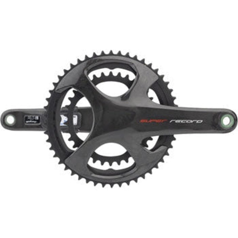 Super Record Bicycle Crankset with Stages Power Meter – 170mm, 12-Speed, 50/34t, 112/146 Asymmetric BCD, Ul-Tq Interface, Carbon