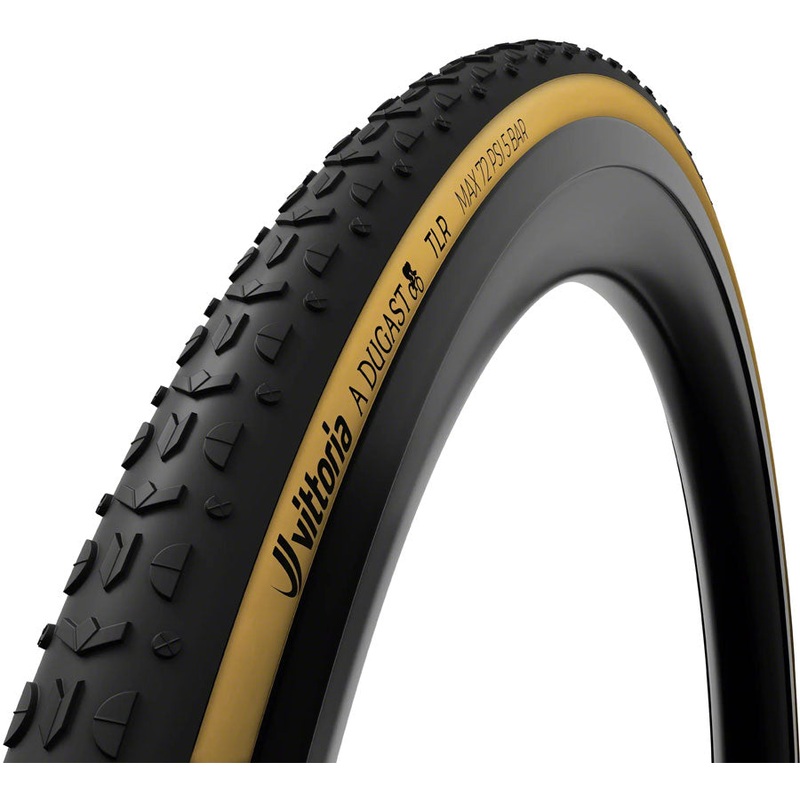A Dugast Typhoon Tire – 700 x 33 Tubeless Folding BLK/Para Cotton 2C + Neoprene 700 x 33c