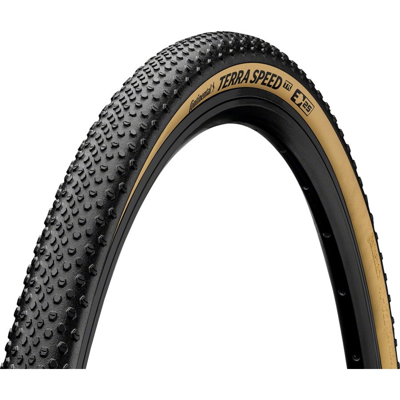 Terra Speed Tire – 700 x 35 Tubeless Folding BLK/Cream BLKChili ProTection E25 700 x 35c