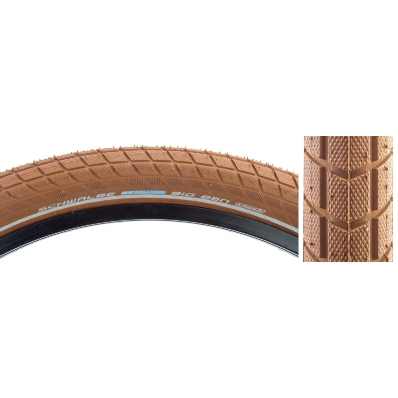 Big Ben Tire, SBC KevlarGuard 50TPI – 26 x 2.15″ Brown 26 x 2.15″