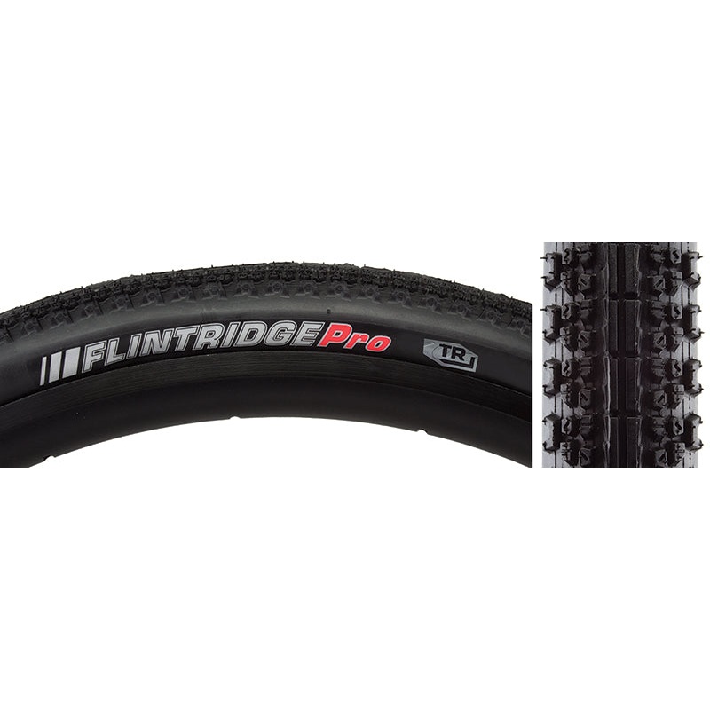Flintridge Pro Tire – 700 x 40 Tubeless Folding Black 120tpi 700 x 40c