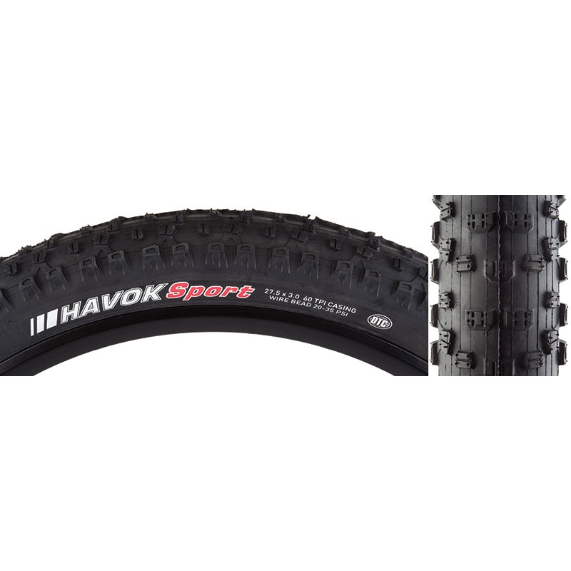 Havok Sport DTC Tire – 27.5 x 3.0 27.5 x 3.0″