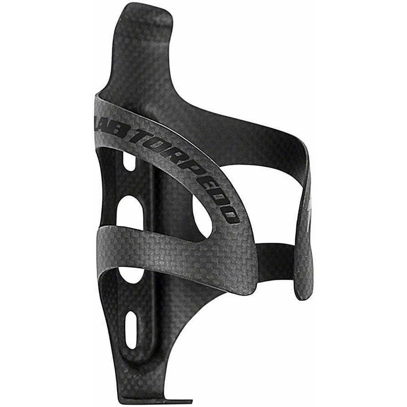 Torpedo Carbon Aero Water Bottle Cage: Matte Black Black