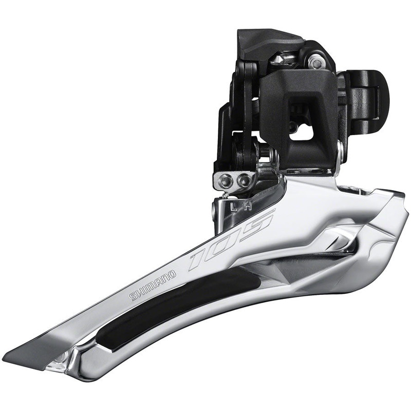 105 FD-R7100-BL Front Derailleur – 12-Speed Double 34.9mm Band Clamp Down-Swing Down-Pull 52t Max