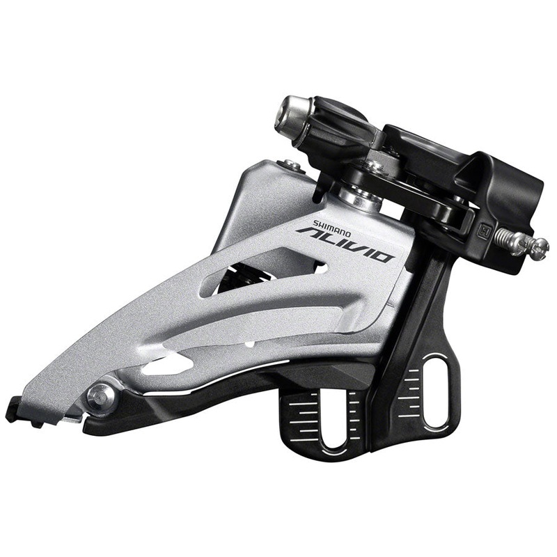 Alivio FD-M3120-E Front Derailleur – 2×9-Speed Side Swing Front Pull E-Type Mount 36t Max