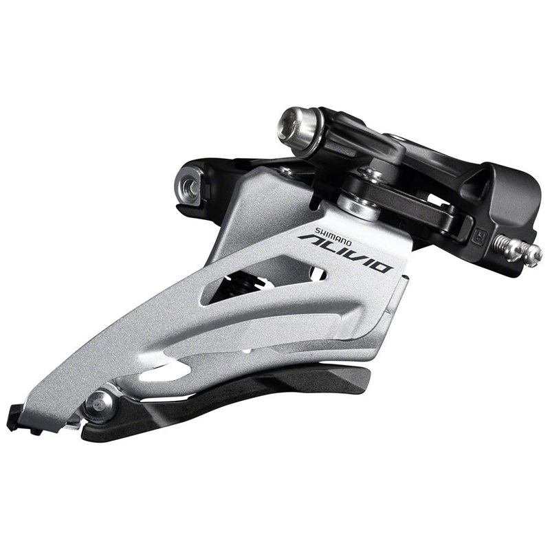 Alivio FD-M3120-M-B Front Derailleur – 2×9-Speed Side Swing Front Pull 34.9/31.8/28.6mm Clamp Band 36t Max