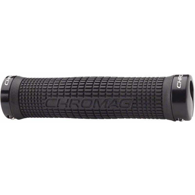 Squarewave Bike Handlebar Grips – Lock-On Black