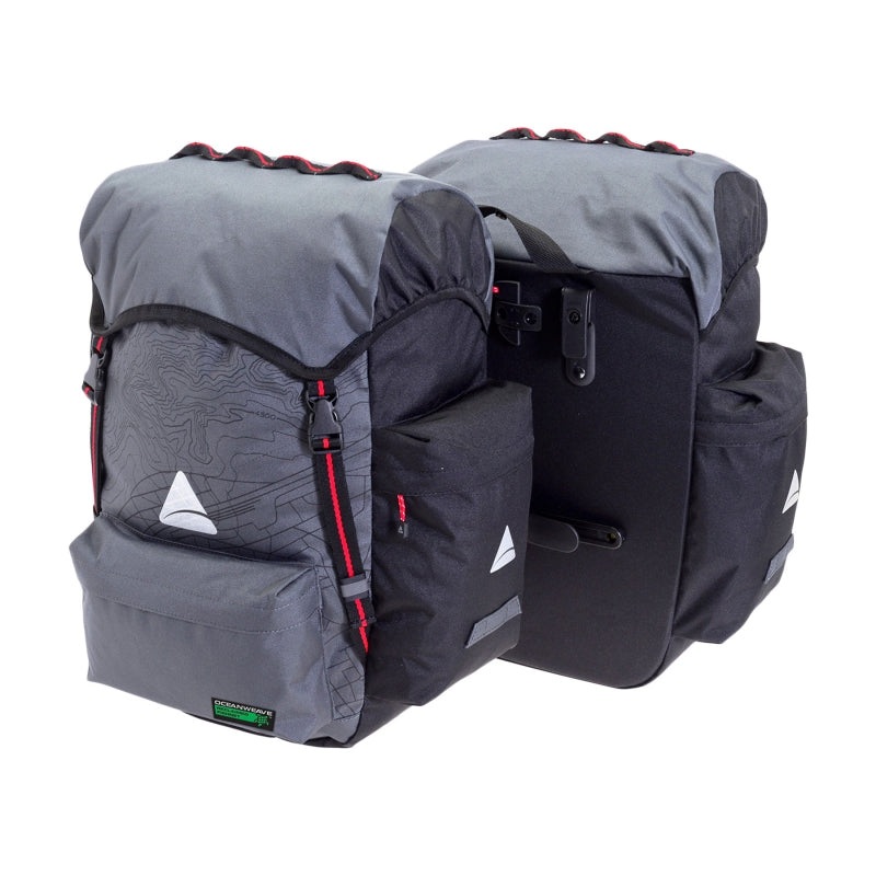 Seymour Oceanweave P55+ Pannier Hook-On 3372 c.i. (Pair) Grey/Black