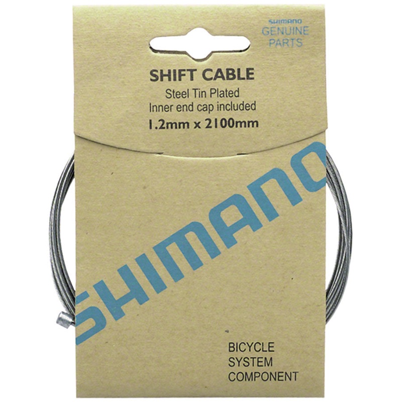 Zinc Derailleur Cable 1.2 x 2100mm 10-pack