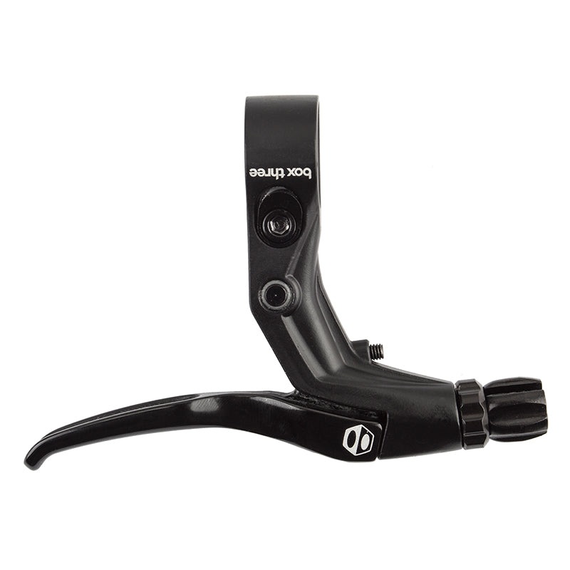 Box Three Brake Lever Black Single Short
