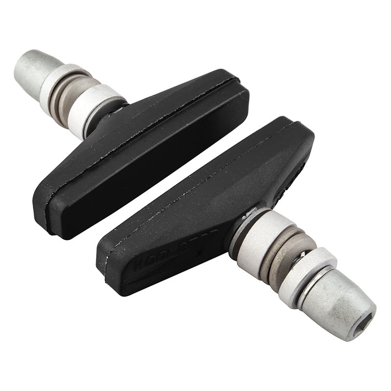 City Threaded Black Linear Pull Pads Threaded posts Pair