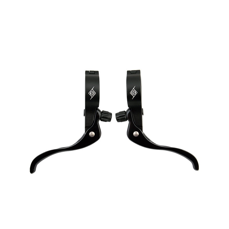 Cross Top Mount Levers Black Pair 2 Finger Short Pull 31.8