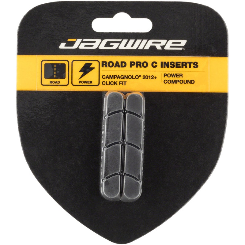 Road Pro C Brake Pad Inserts Campagnolo Click Fit 2012+ Black