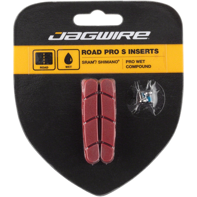Road Pro S Brake Pad Inserts for Wet Conditions SRAM/Shimano Red