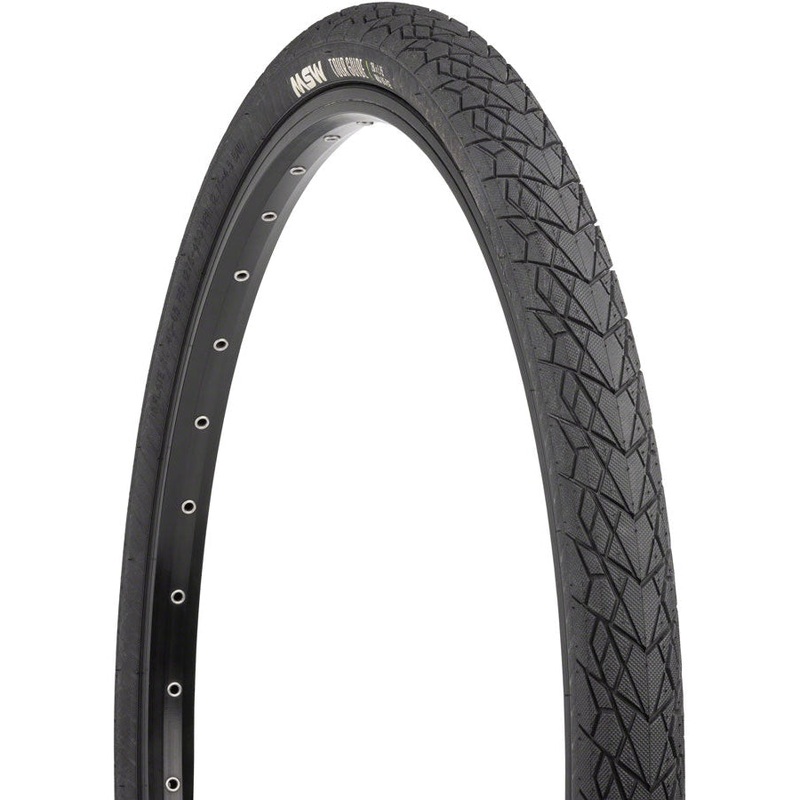 Tour Guide Touring-Hybrid Bike Tire – 26 x 1.75, Black, Rigid Wire Bead, 33tpi 26 x 1.75″